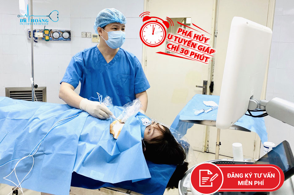 Điều trị u lành tuyến giáp bằng sóng cao tần
